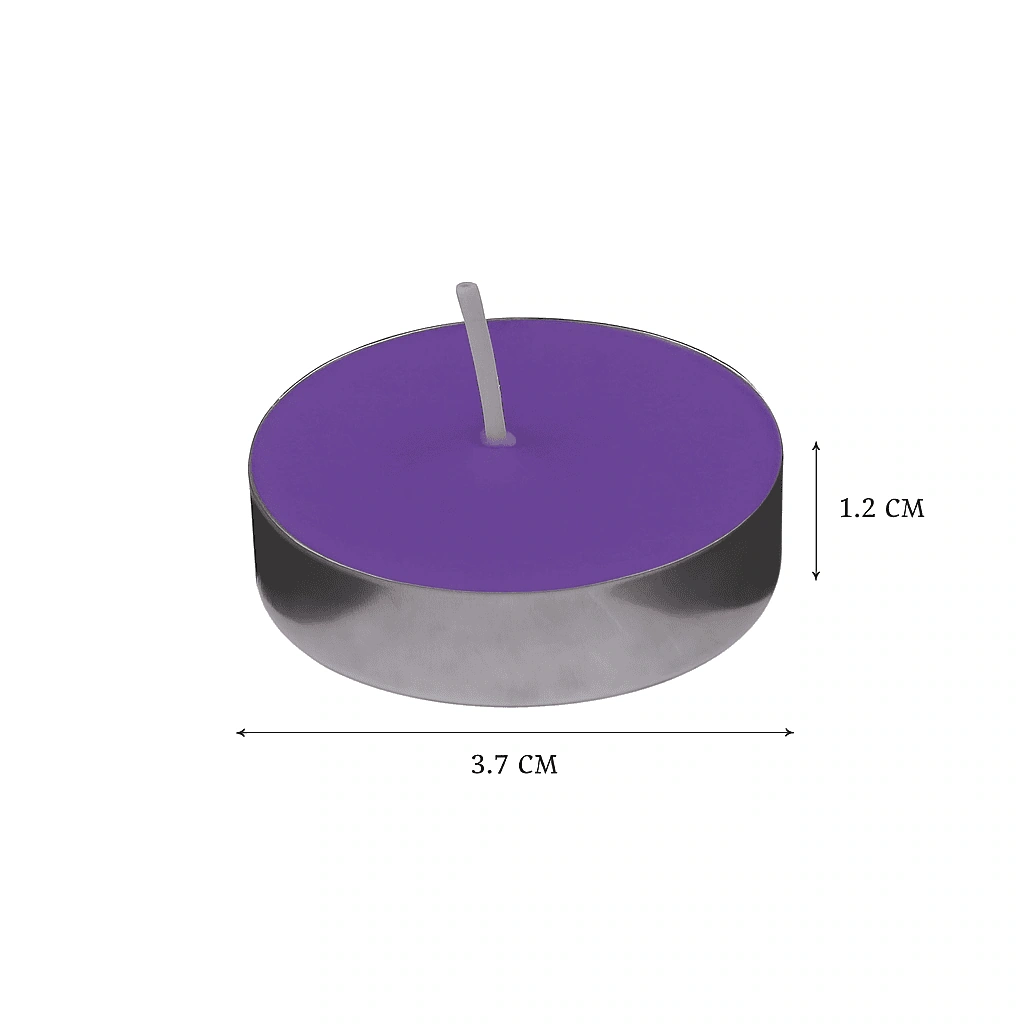Solimo Unscented Wax Tealight Candles (100 Pack) Thumbnail 3