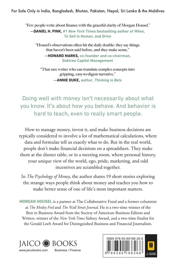 The Psychology of Money by Morgan Housel Thumbnail 4