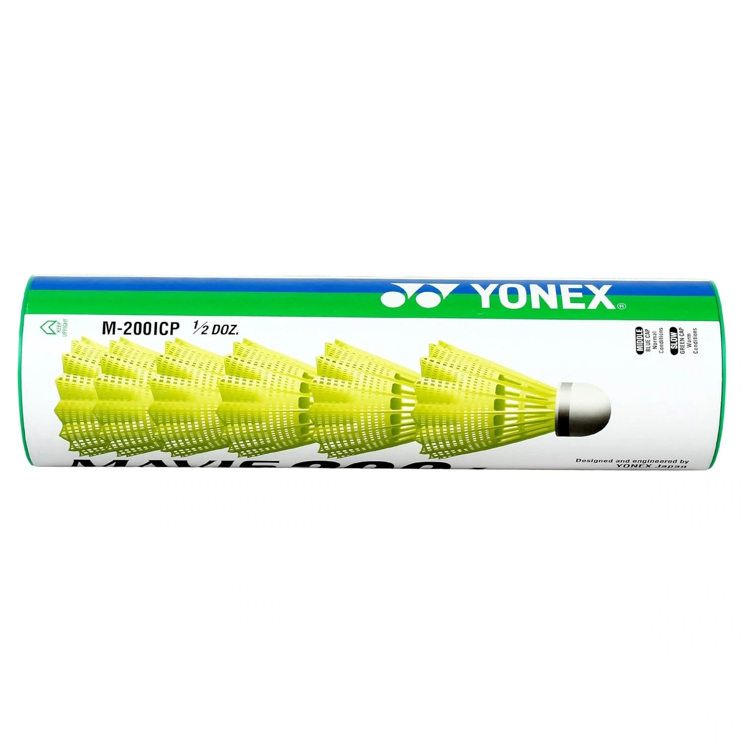 Yonex Mavis 200i Nylon Shuttlecocks (Pack of 6) Thumbnail 3