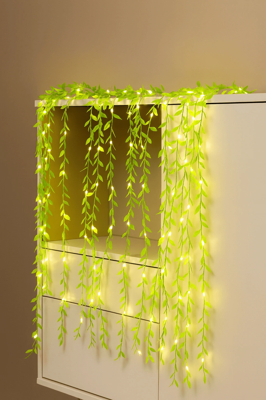LeafDiya 200 LED Leaf Curtain Lights 10x3 Ft Thumbnail 5