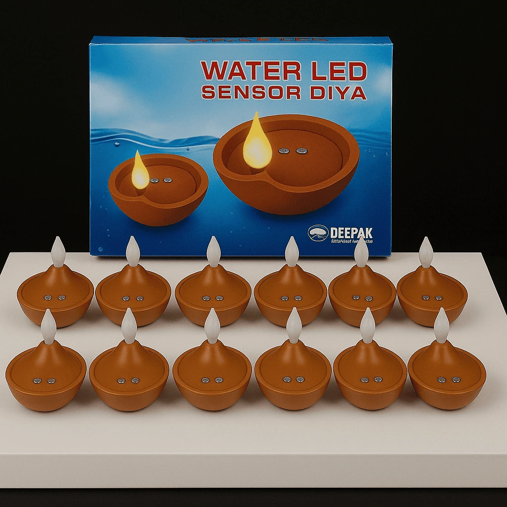 LED Floating Water Sensor Diyas (Pack of 12) Thumbnail 5