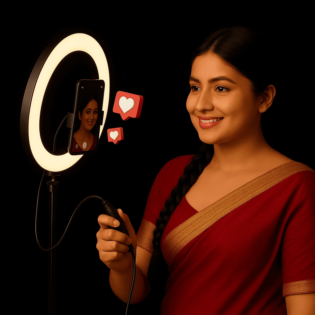 12-Inch LED Ring Light with Tripod Stand Thumbnail 4